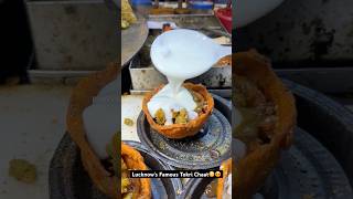 Lucknow’s Famous Tokri Chaat😳😍 Indian Street Food [upl. by Cris463]