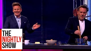 Gordon Ramsay Teaches Chris Moyles To Cook Scrambled Eggs [upl. by Genevra]