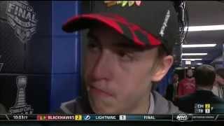 Teuvo Teravainen Postgame Interview [upl. by Harvison520]