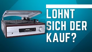 Karcher KA 8050 Plattenspieler mit eingebauten Lautsprechern ► Plattenspieler im Test [upl. by Alekat217]