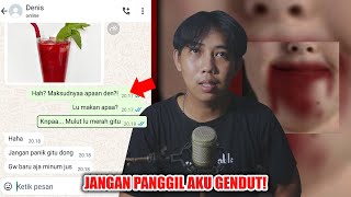 JANGAN PANGGIL AKU GENDUT CHAT 😱  HISTORY HORROR INDONESIA [upl. by Annaehs713]