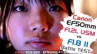 【カメラ】50mmレンズ対決！CANON EF 50mm F18 vs F12L soezimax [upl. by Krystalle585]