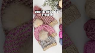 Easy Crochet Beanie Tutorial [upl. by Leahsim]