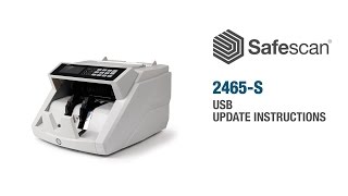 Safescan 2465S USB Update Instructions  English [upl. by Molahs]