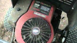 craftsman riding mower replacing rear end [upl. by Anay957]