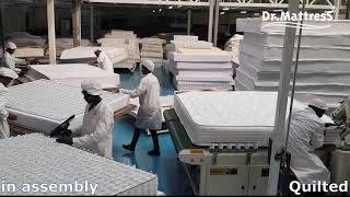 Pocket Spring Mattress Production [upl. by Venetis294]