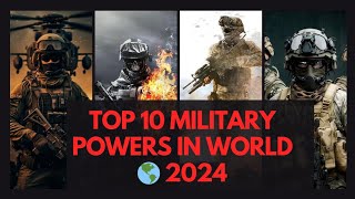 Top 10 Military Powers In World 🌍 2024 Subscribe Powerful armies in the world [upl. by Emoreg]