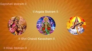 Devi Kavacham  Argala Stotram  Kilak Stotram  Devi Saptashati  Sanskrit with English Subtitles [upl. by Anahsar]