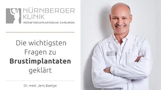 Brustimplantate ✓ Die wichtigsten Fragen beantwortet von 👨‍⚕️ Dr Baetge [upl. by Aerbas]