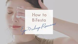 How To Use Bifesta Micellar Eye Makeup Remover [upl. by Theran583]