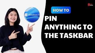 How To Pin Anything To The Taskbar In Windows 11 2024 [upl. by Hansiain]