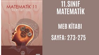 11SINIF MATEMATİK MEB KİTABI SAYFA 273  275 ÇÖZÜMLERİ  OLASILIK  2024 [upl. by Ettennahs]