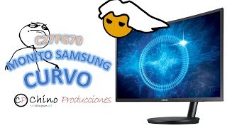 SAMSUNG C27FG70 UNBOXING  ANALISIS ESPAÑOL [upl. by Rhodie]