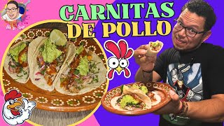 Cómo Hacer CARNITAS de POLLO  Receta Auténtica y Sabrosa [upl. by Chuck427]