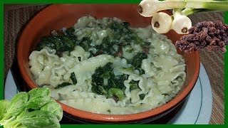 Pasta con spinaci  Le Ricette di Zio Roberto [upl. by Misha789]