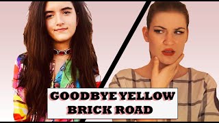 VOCAL COACH REACTS  ANGELINA JORDAN  Goodbye Yellow Brick Road [upl. by Erot319]