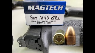 9x19mm NATO 124gr FMJ Magtech [upl. by Anahsed102]