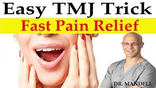 Easy TMJ Trick for Fast Pain Relief amp Correction  Dr Alan Mandell DC [upl. by Anrym]