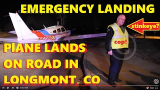 AIRPLANE LANDS ON HOVER in Longmont CO [upl. by Vachell]