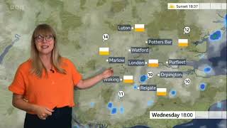 Kate Kinsella London weather forecast BBC October 2nd 2024 [upl. by Albric233]