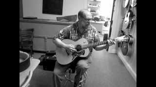 George Gruhn Playing Pinol Guitars 1st quot The Cowboy 000 quot Series AT His Shop [upl. by Aicilihp]