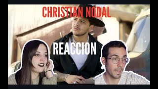 Christian Nodal  Aquí abajo  Duele  Adios amor  REACCION [upl. by Eerized]