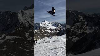 Five 360s in one jump 🫡‼️ snowboarding jump flip wintersports actionsports extremesport [upl. by Raffaello]