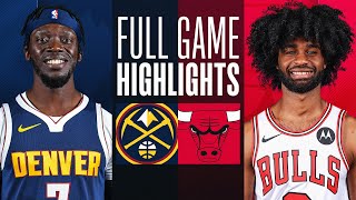 NUGGETS at BULLS  FULL GAME HIGHLIGHTS  December 12 2023 [upl. by Eihtur]