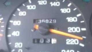 Mazda 626 V6 ToP SpeeD Adams over 200kmh [upl. by Eneleuqcaj]