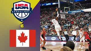 LeBron James amp Anthony Davis Highlights vs Canada  Team USA Highlights  July 10th 2024 [upl. by Aleirbag]