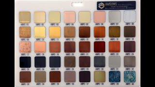 AMSONS METAL PRODUCTS COATINGDUBAICOLOR SAMPLES dubai reels shorts shortvideo short [upl. by Euqinobe]