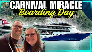 Carnival Miracle  Embarkation Day  Food  Casino  Sail Away [upl. by Alohcin204]