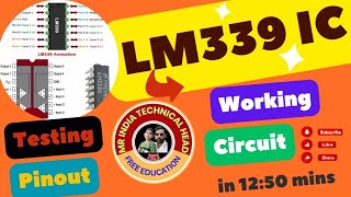 lm339n project lm339 ic working hindilm339 inverter circuit [upl. by Mcmullan]