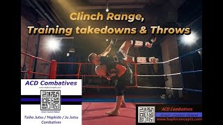 Clinch Range Training Takedowns amp Throws [upl. by Irena]