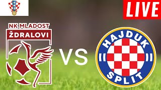 Mladost Zdralovi vs Hajduk Split Live Score l Croatian Cup 202425 l Full Match Streaming [upl. by Terhune]