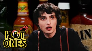 Finn Wolfhard Embraces Insanity While Eating Spicy Wings  Hot Ones [upl. by Anear]