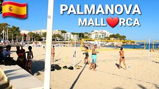 🇪🇸 Palmanova in September☀️ Beach walk 🏖 Mallorca  Spain 2022 🌍 4K [upl. by Nadabas]