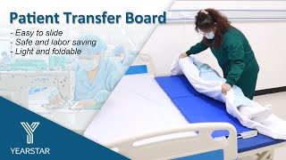 How to assist patient transfer with a sliding transfer board [upl. by Ymme]