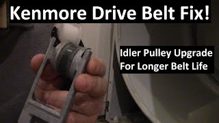 How to Diagnose and Replace a Broken Drive Belt on a Kenmore 80 Series Dryer [upl. by Columba75]