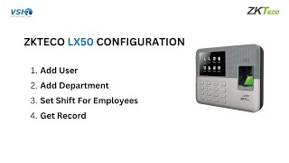 ZKTeco LX50 Fingerprint Access Control Configuration StepbyStep Setup Guide [upl. by Manvell]