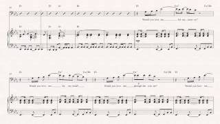 Bass  Northern Sky  Nick Drake Sheet Music Chords amp Vocals [upl. by Edrick]