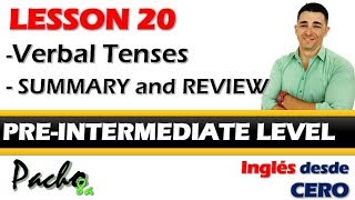 Lección 20 – Una hora de clase con todos los tiempos verbales y auxiliares en todas sus formas [upl. by Dao]