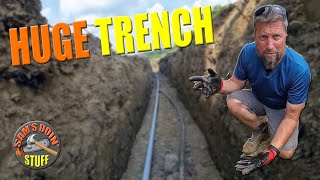 HUGE Trench For Electric And Water [upl. by Blum860]