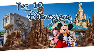 Top 10 Attraktionen im Disneyland Paris 2023 [upl. by Ahsilahk]