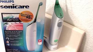 Philips Sonicare Airfloss Rechargeable Electric FlosserREVIEW [upl. by Vassili539]