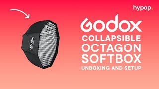 How to setup the Godox Collapsible Octagon Softbox SBGUE95 [upl. by Oirram]