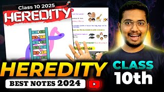 Heredity amp Evolution class 10 notes by CBSE topper  Boards 2025 [upl. by Rovelli]