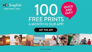 Snapfish  100 Free Prints a Month [upl. by Deonne]