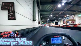 Extreme kart herselt 34832 My best time yet [upl. by Mall]