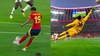 Lamine Yamal incredible goal against France today👌✨🚀Spain VS France highlights [upl. by Obidiah845]